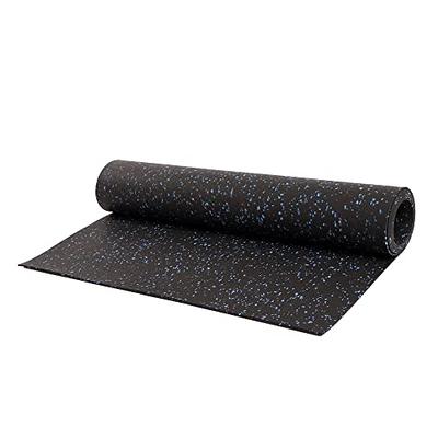 IncStores 3/8 Inch Thick Heavy Duty Rubber Flooring Roll, Flexible  Recycled Rubber Roll Flooring for a Stronger and Safer Basement, Home Gym,  Shed, or Trailer