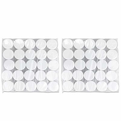  50 Pieces 20g Empty Clear Plastic Pot Jars with Lids Round  Cosmetic Sample Containers Mini Travel Jars for Storage of Creams Lipsticks  Ear Studs : Beauty & Personal Care