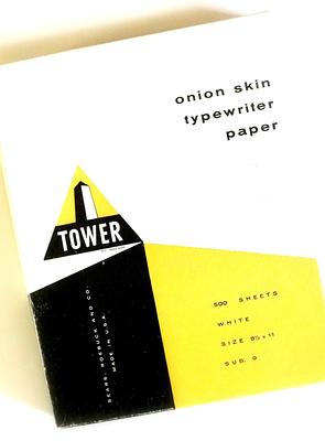 Vintage Typewriter Paper. Typing Onion Skin Junk Journal Writing