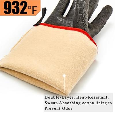 Bbq Gloves Heat Resistant Extreme Non slip Silicone Oven - Temu