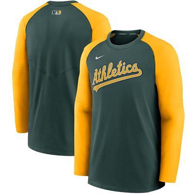 Oakland Athletics New Era Logo Raglan T-Shirt - Gold