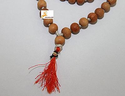 Tulsi japa mala 108 prayer beads Hindu yoga meditation Hare