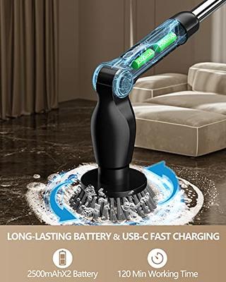 Electric Spin Scrubber, Effortless Deep Cleaning, 7 in 1 Power Scrubber  with Dual Speed Adjustable, Cordless Handheld Electric Cleaning Brush for  Bathroom,Tile Cleaner and Car Polishing 