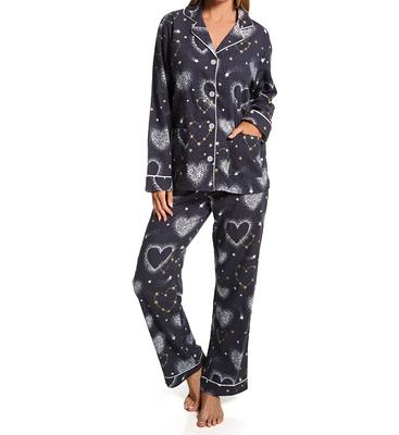 Carole Hochman Meadow Floral 100% Cotton 2-Pack Sleepshirts 