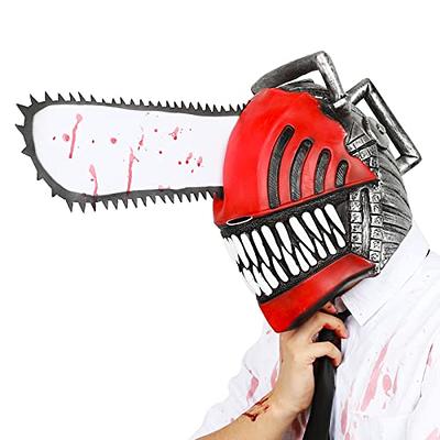 Chainsaw Man Mask, Pochita Headgear, Demon Killer Costume, Latex Denji Mask  for Halloween Party Cosplay Costume