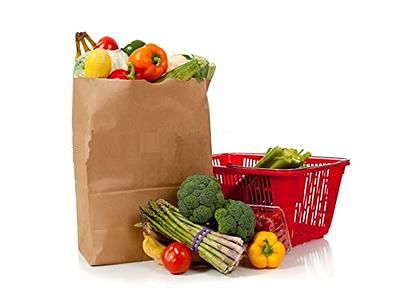 Shop&Save Large Paper Grocery Bags, 12x7x17 Kraft Brown Heavy Duty Barrel  Sack 57 Lbs ,Grocery Shopping Takeout Bags 25 - Yahoo Shopping