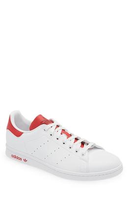 adidas Stan Smith Lifestyle Sneaker in White/White/Better Scarlet at  Nordstrom, Size 11 - Yahoo Shopping