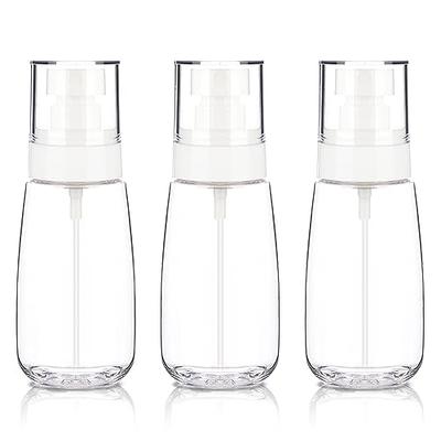 ZEJIA 3 Pack Small Spray Bottle, 2.7oz/80ml Travel Spray Bottle, Empty Fine  Mist Spray Bottles, Refillable Mini Spray Bottles with Labels