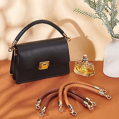 PU Leather Braided Handbag Shoulder Bag Strap Bag Handle