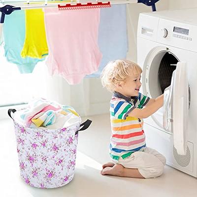 Home Large Laundry Basket Collapsible Child Toy Storage Laundry Bag Dirty  Clothes Hamper Organizer Bathroom Laundry Bucket