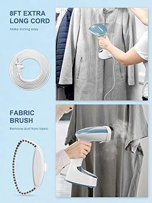 HiLIFE Steamer for Clothes, Portable Clothes Steamer with 240ml Big  Capacity, Strong Penetrating Handheld Garment Steam iron for Clothes,  Removes