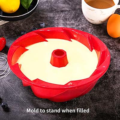 Silicone Baking Dish & Round Cake Pan Mold for 6Qt & Larger