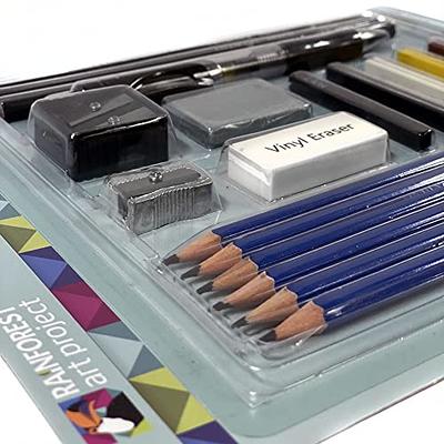 YunQiDeer Drawing Pencils, Art Supplies Sketch Pencils Kit for Kids Adults,  Professional Charcoal Sketching Graphite Art Pencils Set