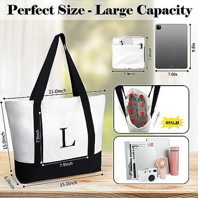ZGCYSMHT Initial Tote Bag,Personalized Tote Bags for Women,Beach Bag with  Zipper, Women Birthday Gifts Canvas Tote Bag for Bridesmaids Teacher  Graduation Gifts Crown letter M - Yahoo Shopping