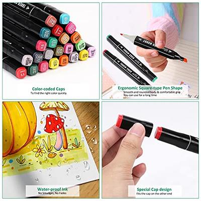  RBINITION 80 Colors Dual Tips Art Markers Set