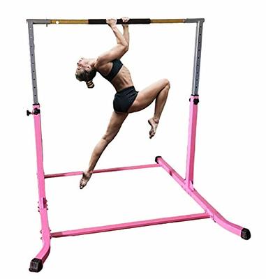 Athletic Bar Expandable Gymnastics Kip Bar for Kids with 6'x4