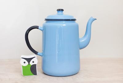 Cute Mid Mod Porcelain Tea Pot 