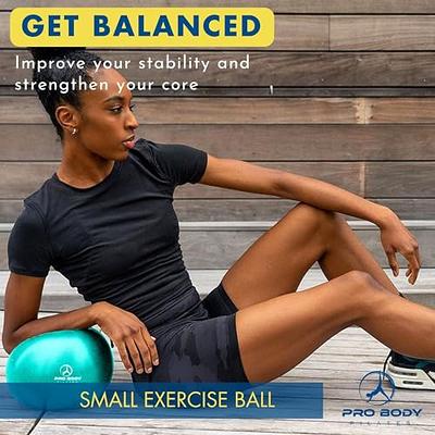  ProBody Pilates Ball Small Exercise Ball, 9 Inch Bender Ball,  Mini Soft Yoga Ball, Workout Ball for Stability, Barre, Ab, Core, Physio  and Physical Therapy Ball at Home Gym & Office (
