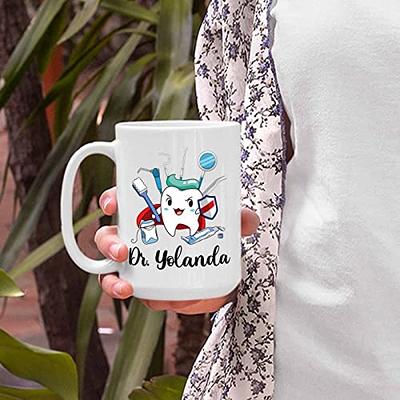 Name & Initial Personalized Coffee Mug - 15oz White