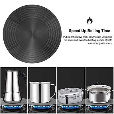 Heat Diffuser - Stainless Steel Heat Diffuser Induction Plate Adapter  Converter Gas Electric Cooker Plate For Home Kitchen Restaurant (24cm)