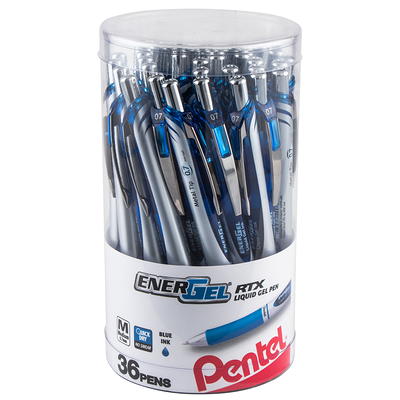 Pentel® EnerGel RTX Liquid Gel Pen, 0.7mm, Black, 5/Pack (BL77BP5A) - Yahoo  Shopping