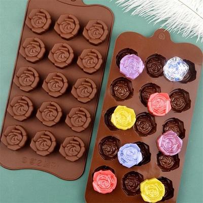 DIY Fudge Mold Christmas Decoration Cute Silicone Fudge Cake Mold Chocolate  Candy Clay Candle Handmade Baking Tools