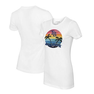 Tampa Bay Rays Pride Graphic T-Shirt - White - Womens