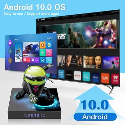  Android 10.0 TV Box 4GB RAM 32GB ROM, Q Plus Android