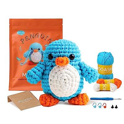 Mooaske Crochet Kit for Beginners with Crochet Yarn - Beginner Crochet Kit for Adults Kids with Step-by-Step Video Tutorials - Crochet Kits Model