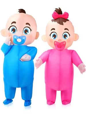 Ramede 2 Pcs Giant Inflatable Baby Costume 96 Inch Gender Reveal