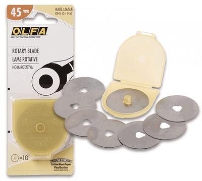 OLFA 45mm Rotary Cutter Replacement Blades - 5 Pack