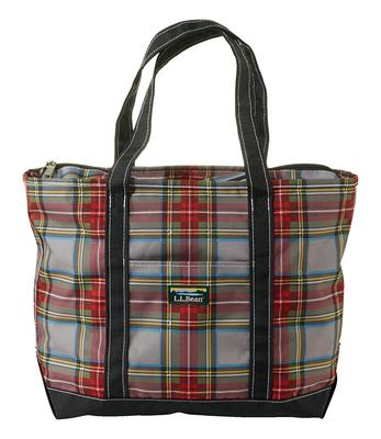 Everyday Lightweight Tote, Plaid Grey Stewart Large, Nylon | L.L.Bean