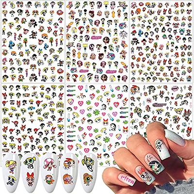 MAYCREATE® Nail Art Kit For Girls 3D Nail Art Decorations Kit with Nail Art  Brushes Dotting Tools Nail Art Stickers Nail Glitter Foil Flakes Nail Tape  Strips and Nails Art Rhinestones :