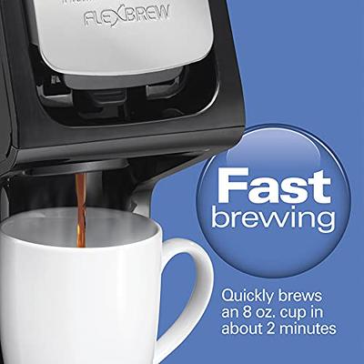 Brentwood Portable Single Serve Coffee Maker With 14oz Travel Mug In Black  : Target