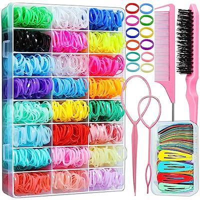  FOMIYES 24 Pcs spring comb plastic hair bands hair