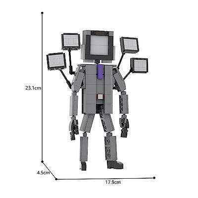 Skibidi Toilet Toilet Man Monster Building Brick Set, Compatible with Lego,  Creative Toys, Popular Video Peripherals, A Gift for Your Favorite Fans