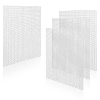 CHGCRAFT Plastic Mesh Canvas Sheets Bag Set DIY Knitting Crochet Bags Kit  Clear Cross Stitch Mesh Plastic with Knitting Needle for Crafting Knit