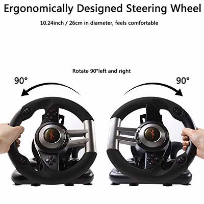 Game Racing Wheel, PXN-V3II 180° Competition Racing Steering Wheel