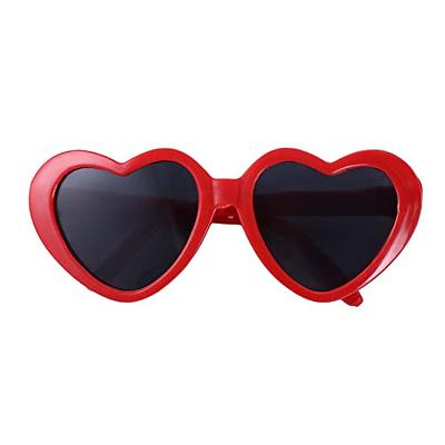 Small Pets Heart-shaped Sunglasses For Pet dog cats Funny Glasses Photo  Props