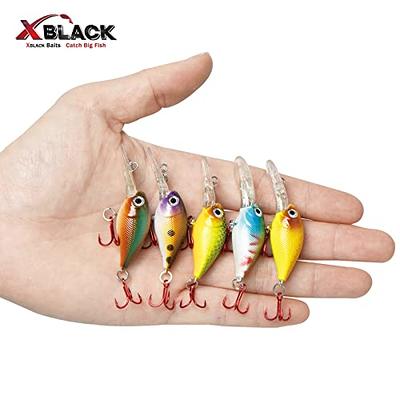 XBLACK Crankbaits Lures Kit Crankbait Fishing Lures Kit Hard Fishing Lures  Set 5PCS for Bass Fishing in Saltwater and Freshwater, XBLACK Baits, Catch  Big Fish! - Yahoo Shopping