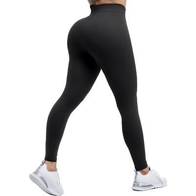 Black Cotton Leggings for Women, High Waisted Workout Leggings Depot Tummy  Control Tights for Women Running Yoga Pants - Yahoo Shopping