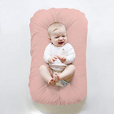 ZonLi Baby Lounger for Newborn, Baby Nest Cover for 0-12 Month, Portable  Nest Sleeper Cover for Infant with 100% Cotton Muslin Cover - Breathable,  Natural (Pink) - Yahoo Shopping