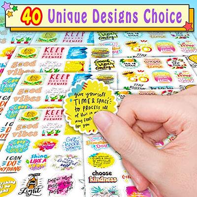 800PCS Motivational Stickers for Journaling, Envelope Seal, Thanksgiving  Cards, Gift Box Packing, Positive Affirmation Stickers for Students, Teens,  Teachers, 40Designs x 20Sets Thank You Stickers : : Stationery  & Office Products