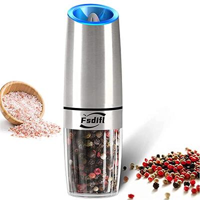 Fsdifly Electric Salt and Pepper Grinder - Battery Operated