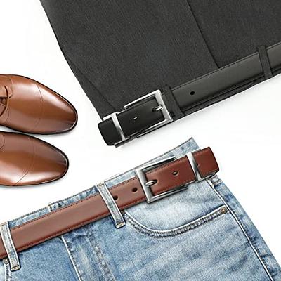 CHAOREN Leather Reversible Belts for Men - Double Style, Singular Elegance