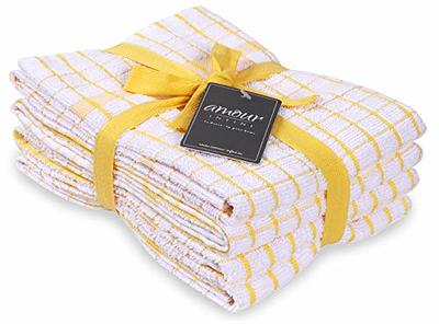 Craft Express Small White Waffle Kitchen Towels, 4ct.