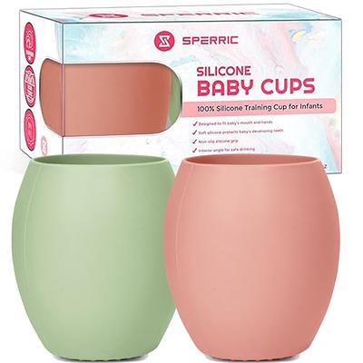 AiHeart Training Cup 5oz Sippy Cup Kids Silicone Toddler Cup Baby Silicone  Cup with Silicone Handle、Leak-proof Lid and Silicone Straws BPA-free/For  Infants and Kids(Light pink、Yellow) - Yahoo Shopping