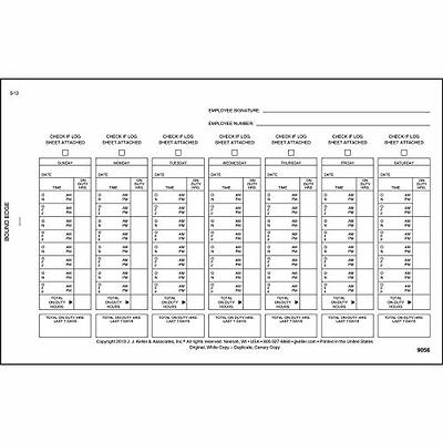 Driver Daily Log Book 5-pk. with 7- and 8-Day Recap - Book Format, 2-Ply  Carbonless, 8.5 x 5.5, 31…See more Driver Daily Log Book 5-pk. with 7-  and