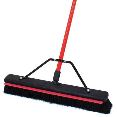 Rubbermaid Commercial Products 12-in Poly Fiber Stiff Deck Brush