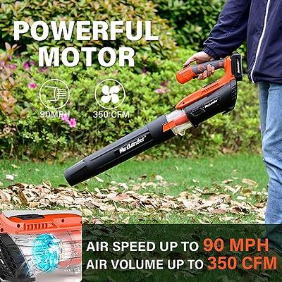 BLACK+DECKER 20V MAX Cordless Leaf Blower, 2-Speed, up to 90 MPH, with  Battery a